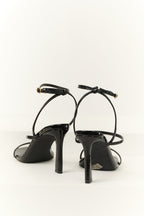 Women's Black Square Toe Stiletto Heels